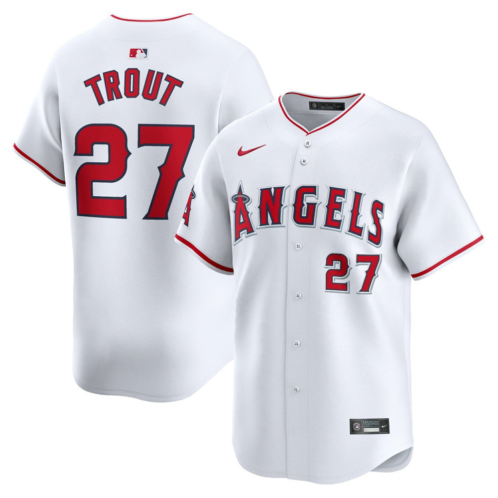 Mike Trout Los Angeles Angels Youth Home Limited Player Jersey White | Nike