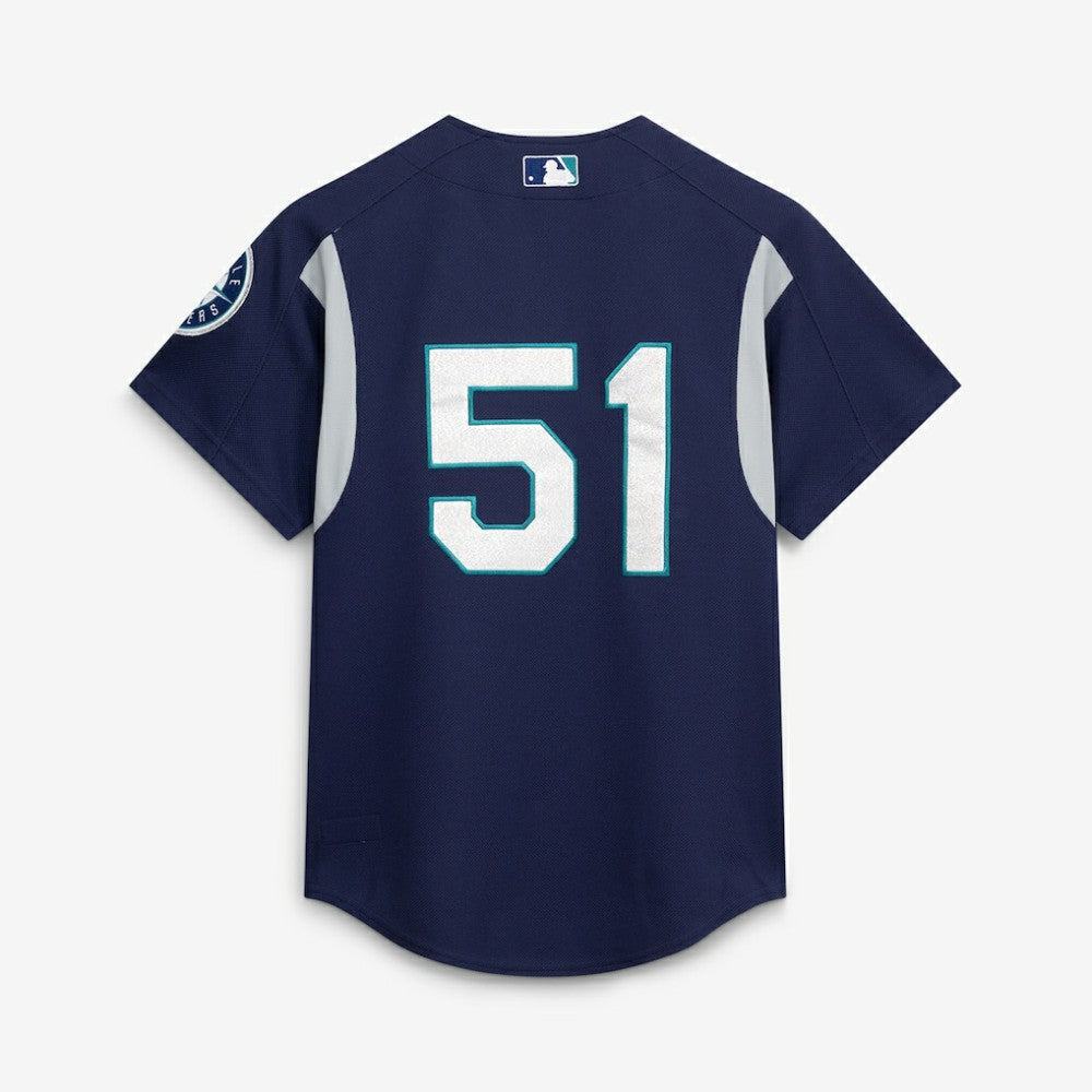 Ichiro Suzuki Seattle Mariners Cooperstown Collection Batting Practice Jersey Navy | Mitchell & Ness