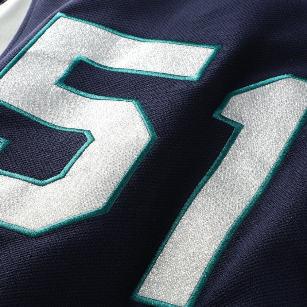 Ichiro Suzuki Seattle Mariners Cooperstown Collection Batting Practice Jersey Navy | Mitchell & Ness