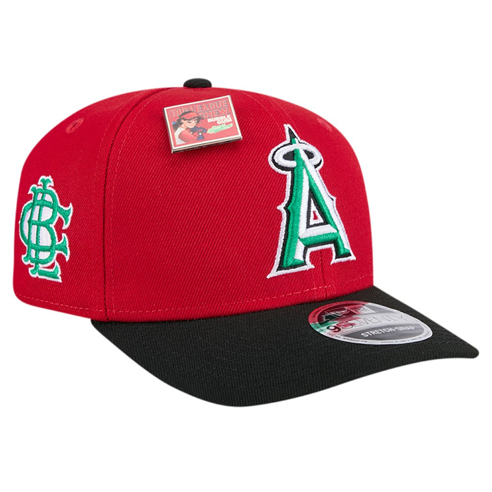 Los Angeles Angels 2024 Big League Chew Flavor Pack 9SEVENTY Adjustable Hat Red/Black | New Era