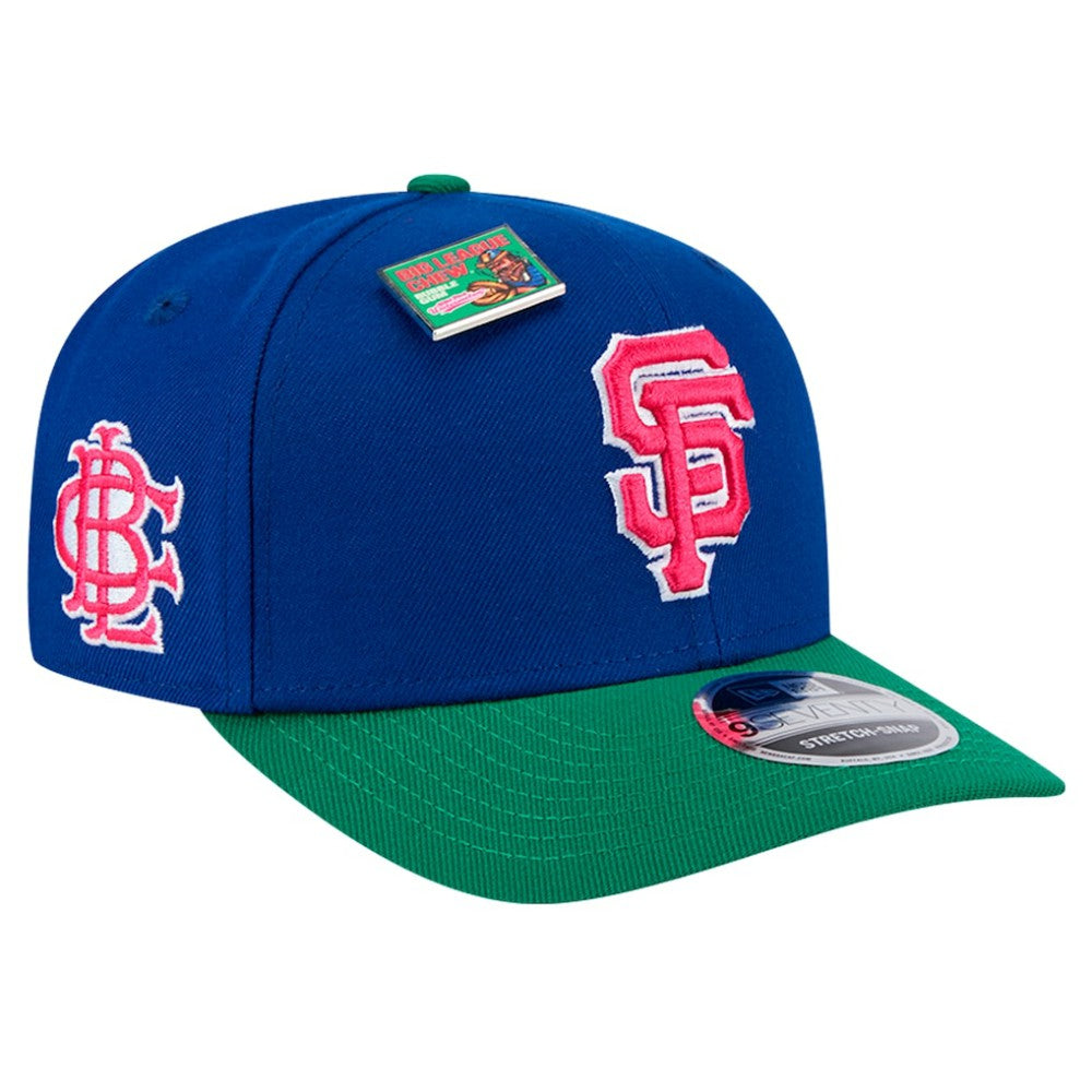 San Francisco Giants 2024 Big League Chew Flavor Pack 9SEVENTY Adjustable Hat Royal/Green | New Era