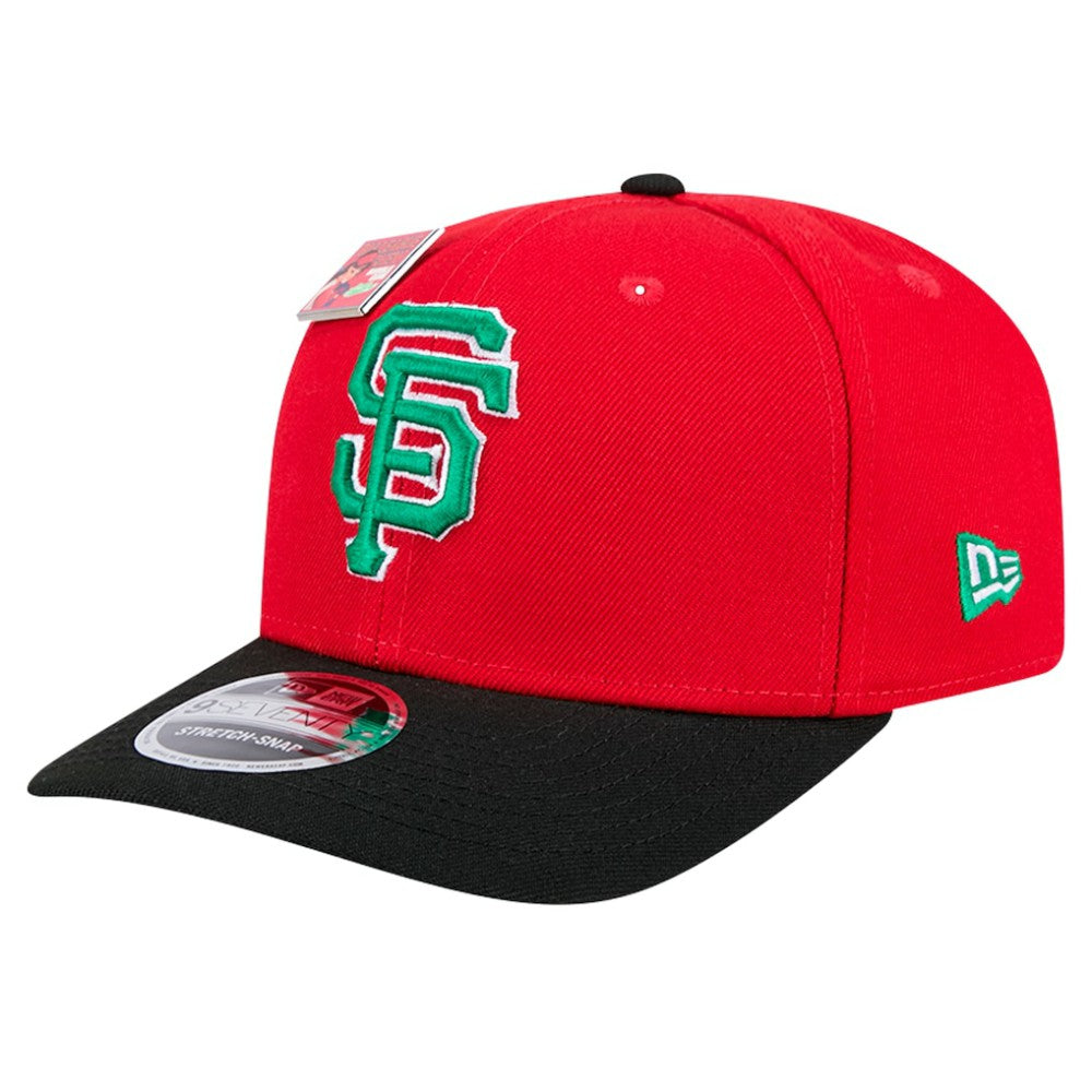 San Francisco Giants 2024 Big League Chew Flavor Pack 9SEVENTY Adjustable Hat Red/Black | New Era