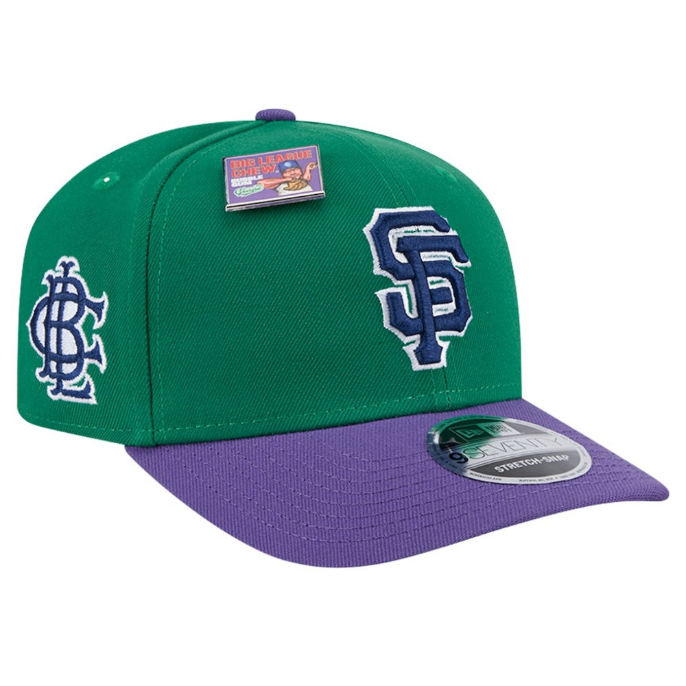 San Francisco Giants 2024 Big League Chew Flavor Pack 9SEVENTY Adjustable Hat Green/Purple | New Era
