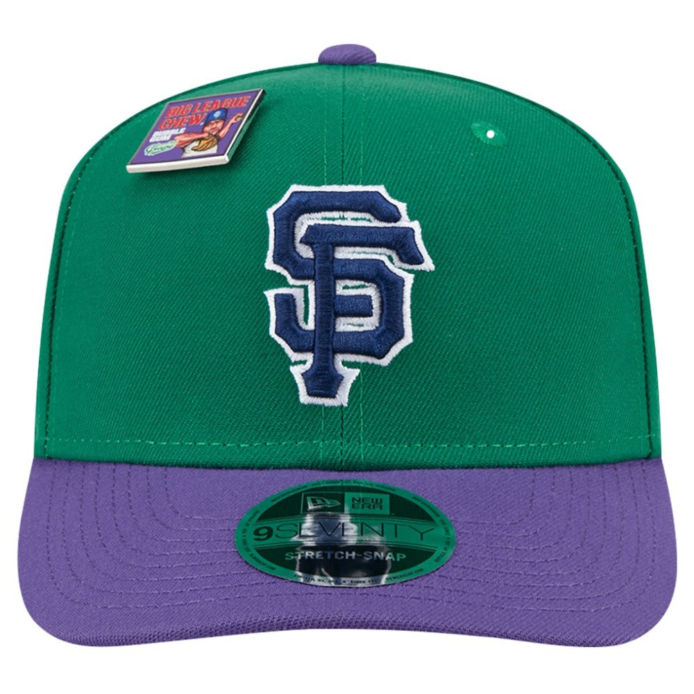 San Francisco Giants 2024 Big League Chew Flavor Pack 9SEVENTY Adjustable Hat Green/Purple | New Era