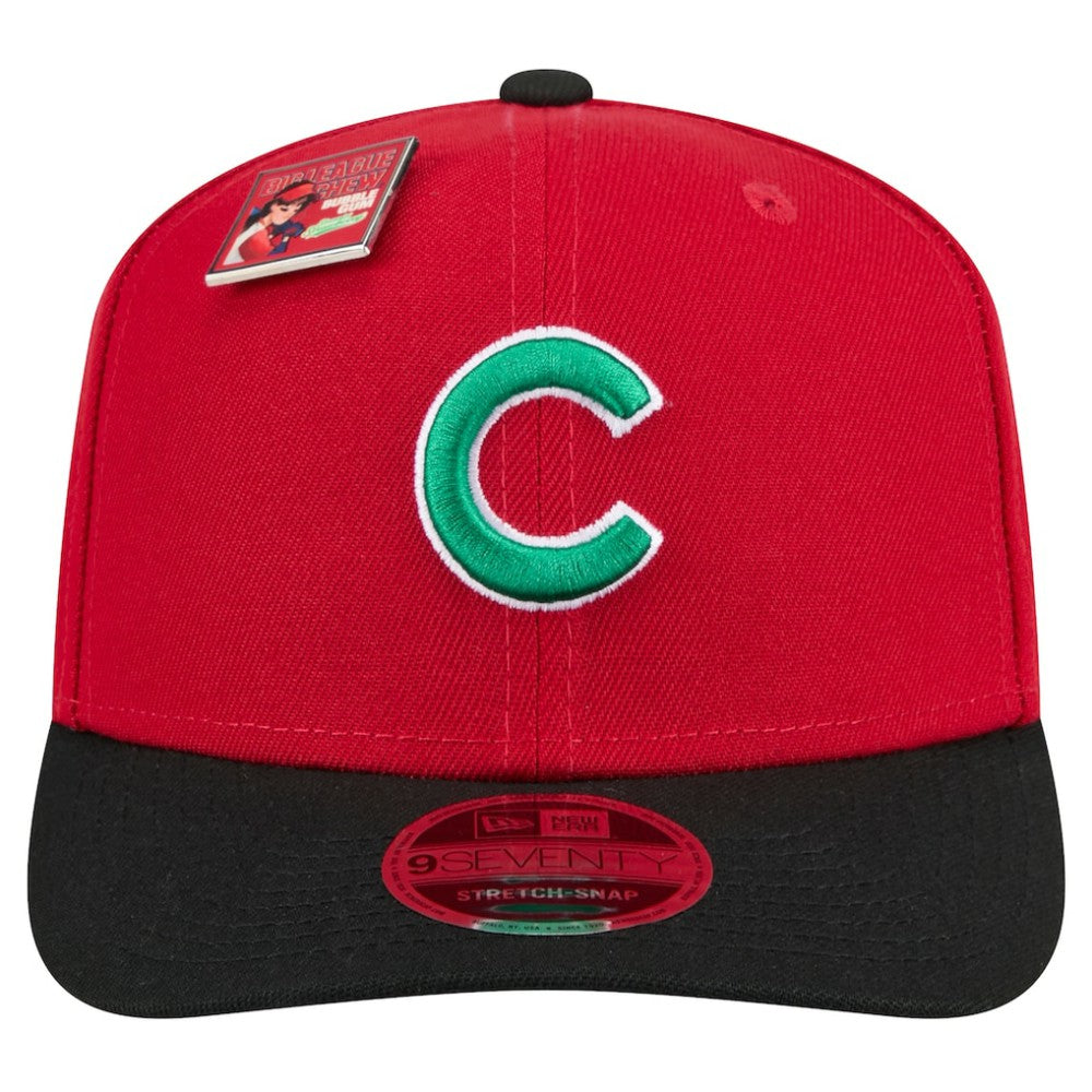 Chicago Cubs 2024 Big League Chew Flavor Pack 9SEVENTY Adjustable Hat Red/Black | New Era