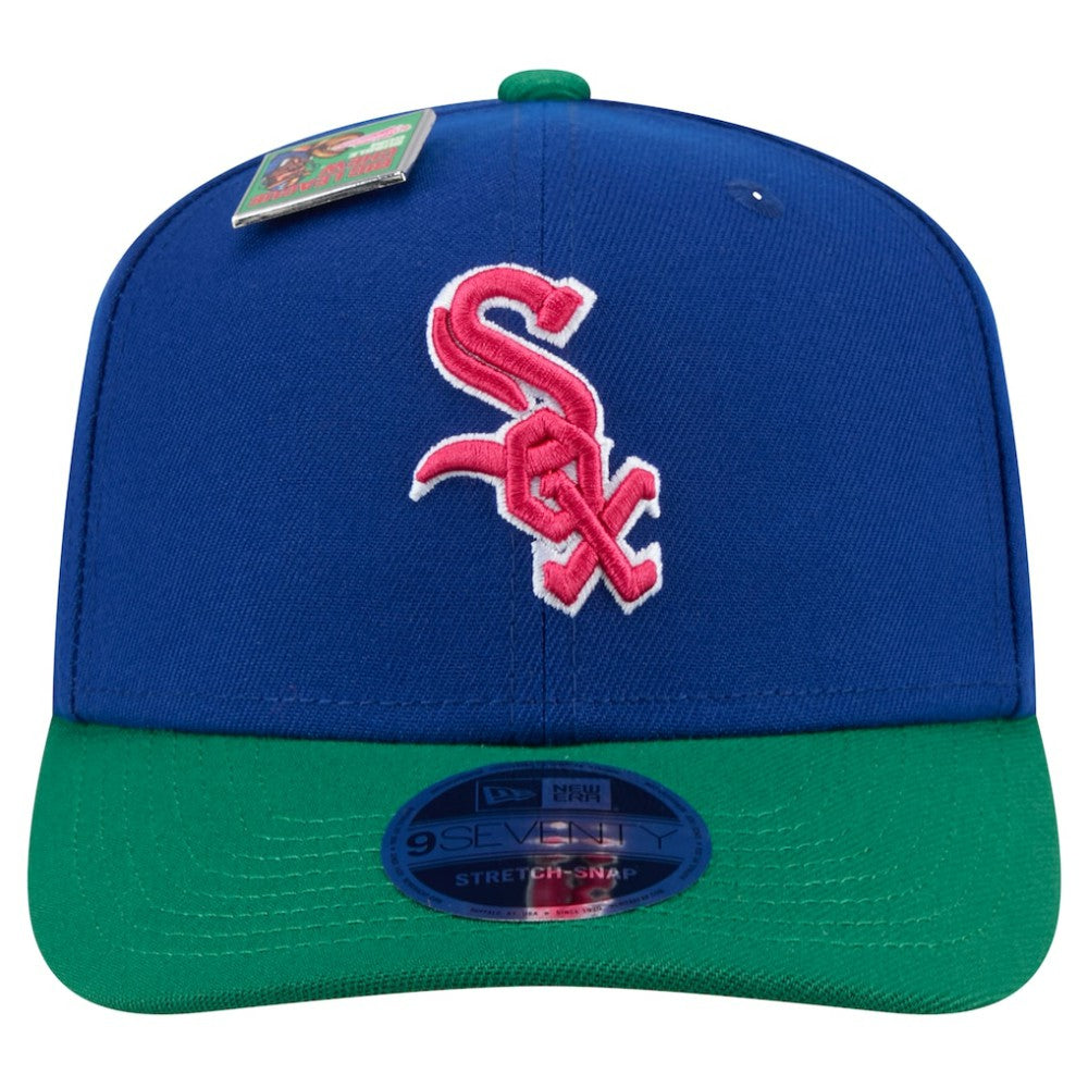 Chicago White Sox 2024 Big League Chew Flavor Pack 9SEVENTY Adjustable Hat Royal/Green | New Era