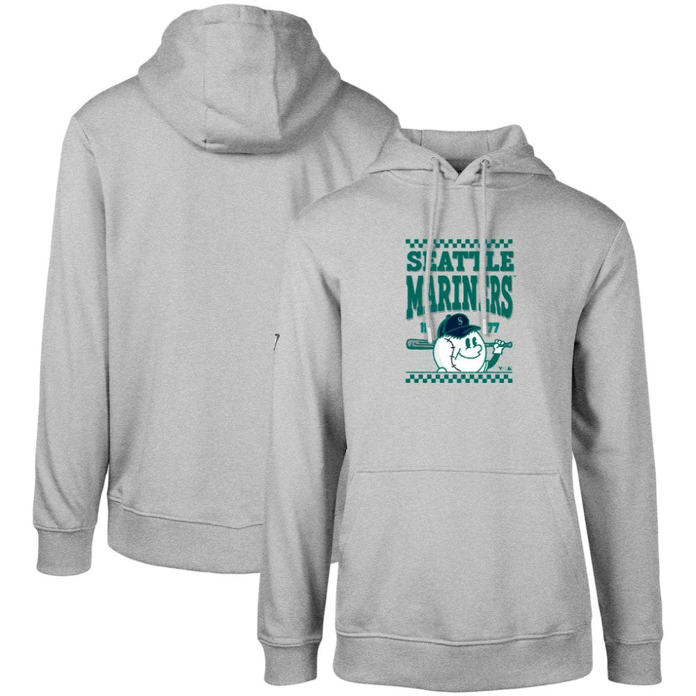 Seattle Mariners Levelwear  Podium Inaugural Pullover Hoodie Gray