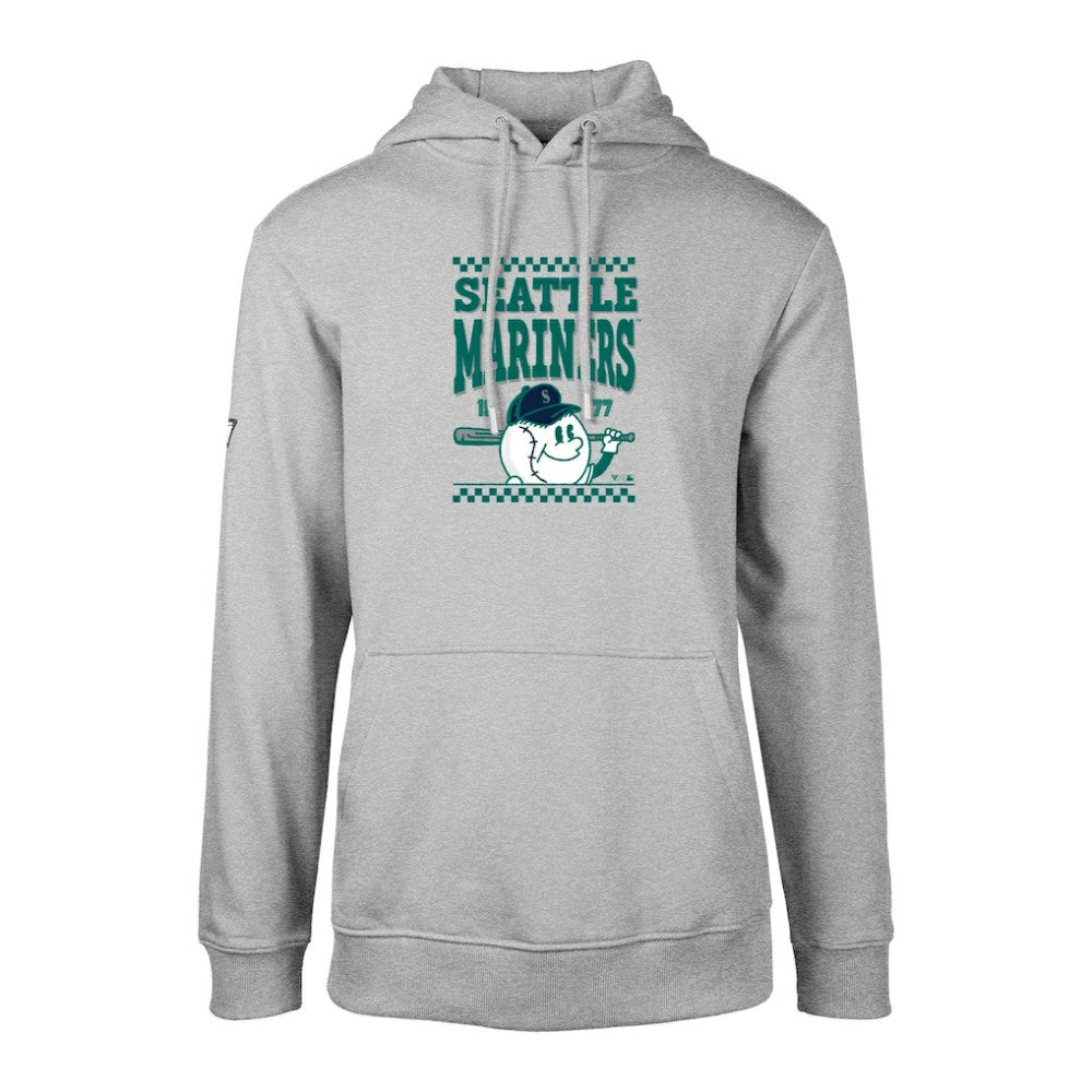Seattle Mariners Levelwear  Podium Inaugural Pullover Hoodie Gray