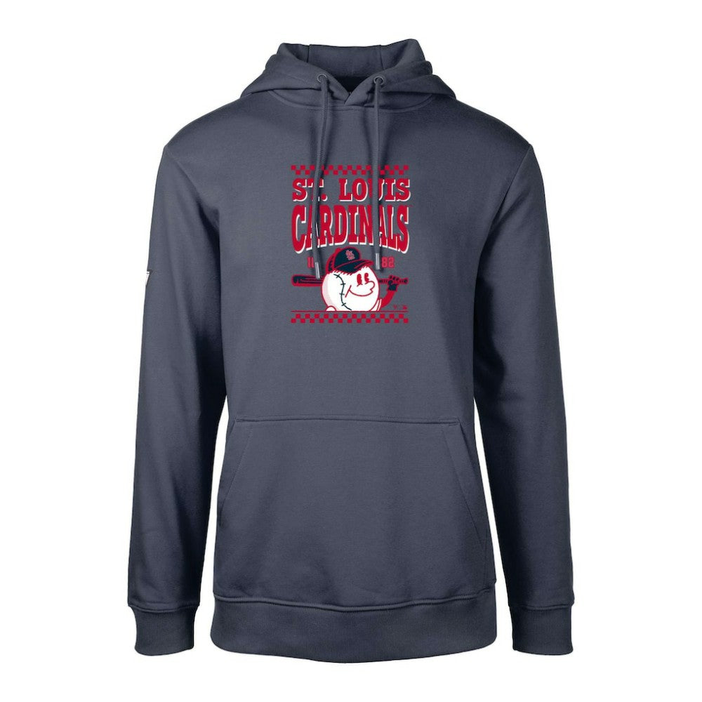 St. Louis Cardinals Levelwear  Podium Inaugural Pullover Hoodie Navy