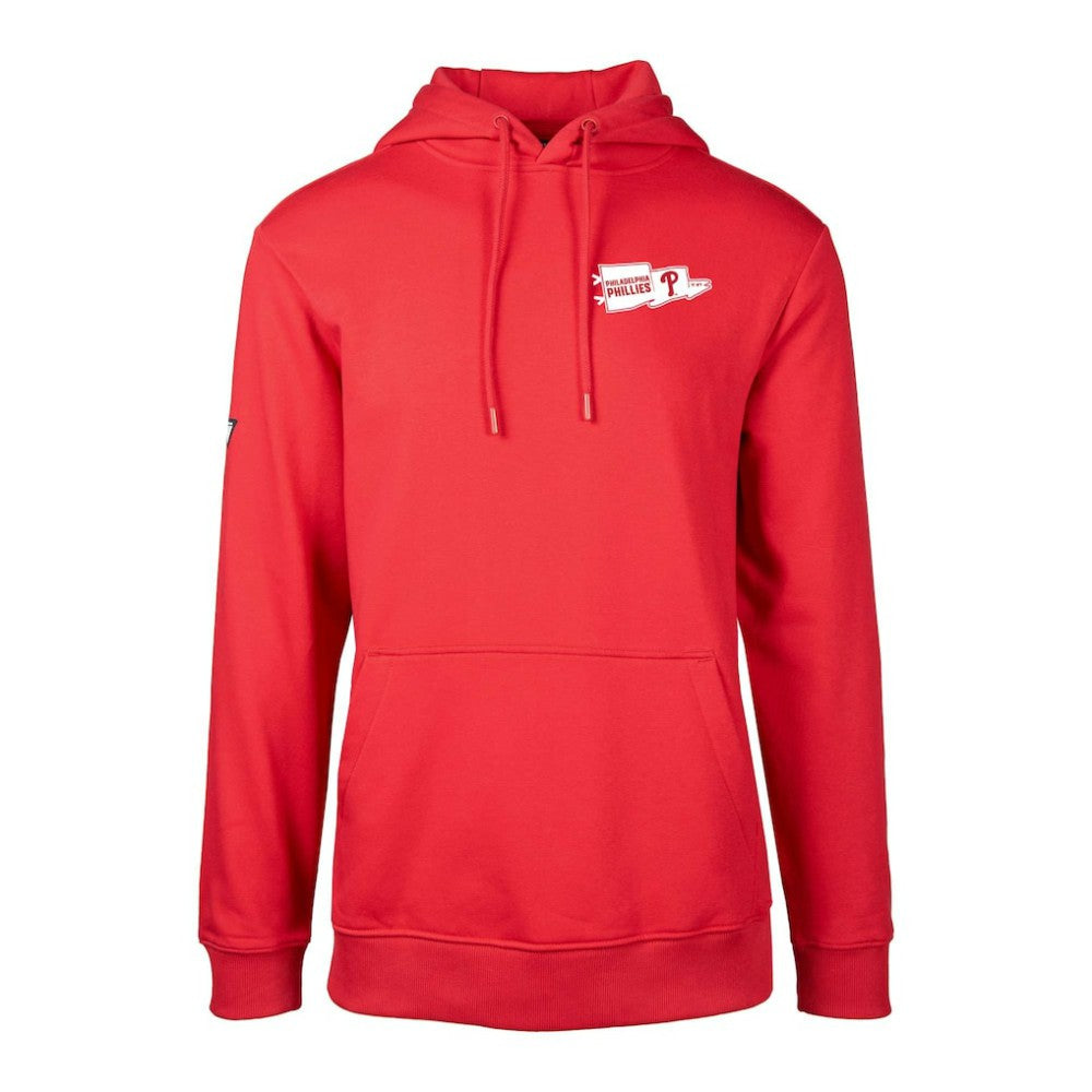 Philadelphia Phillies Levelwear  Podium Rafters Pullover Hoodie Red