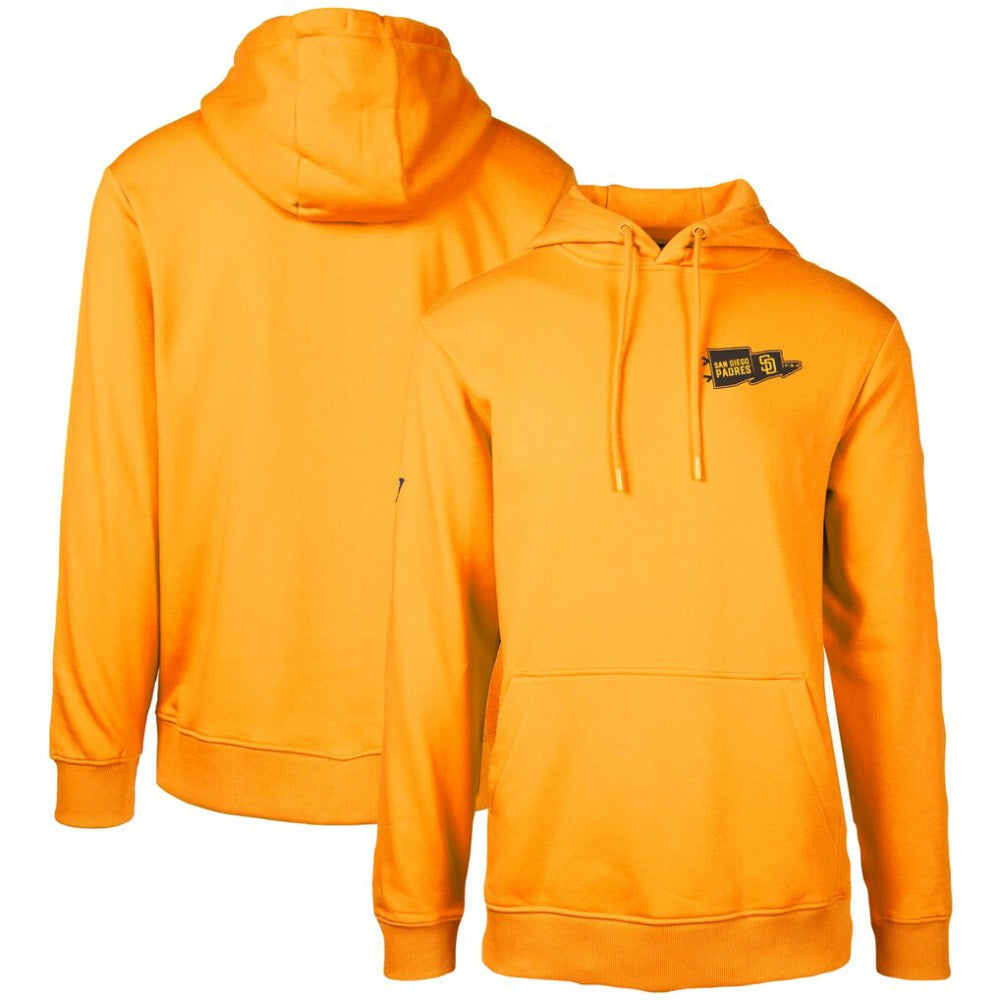 San Diego Padres Levelwear  Podium Rafters Pullover Hoodie Gold