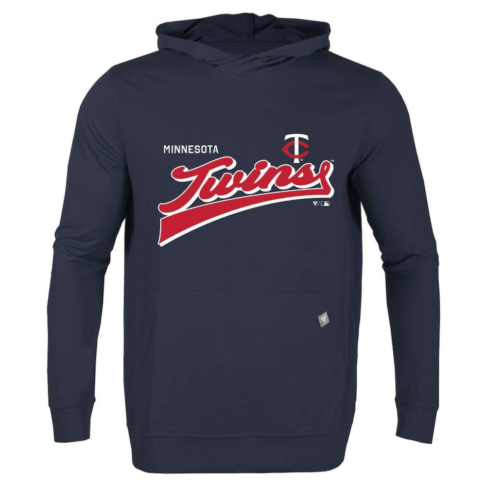 Minnesota Twins Levelwear  Relay 2.0 Retro Pullover Hoodie Navy