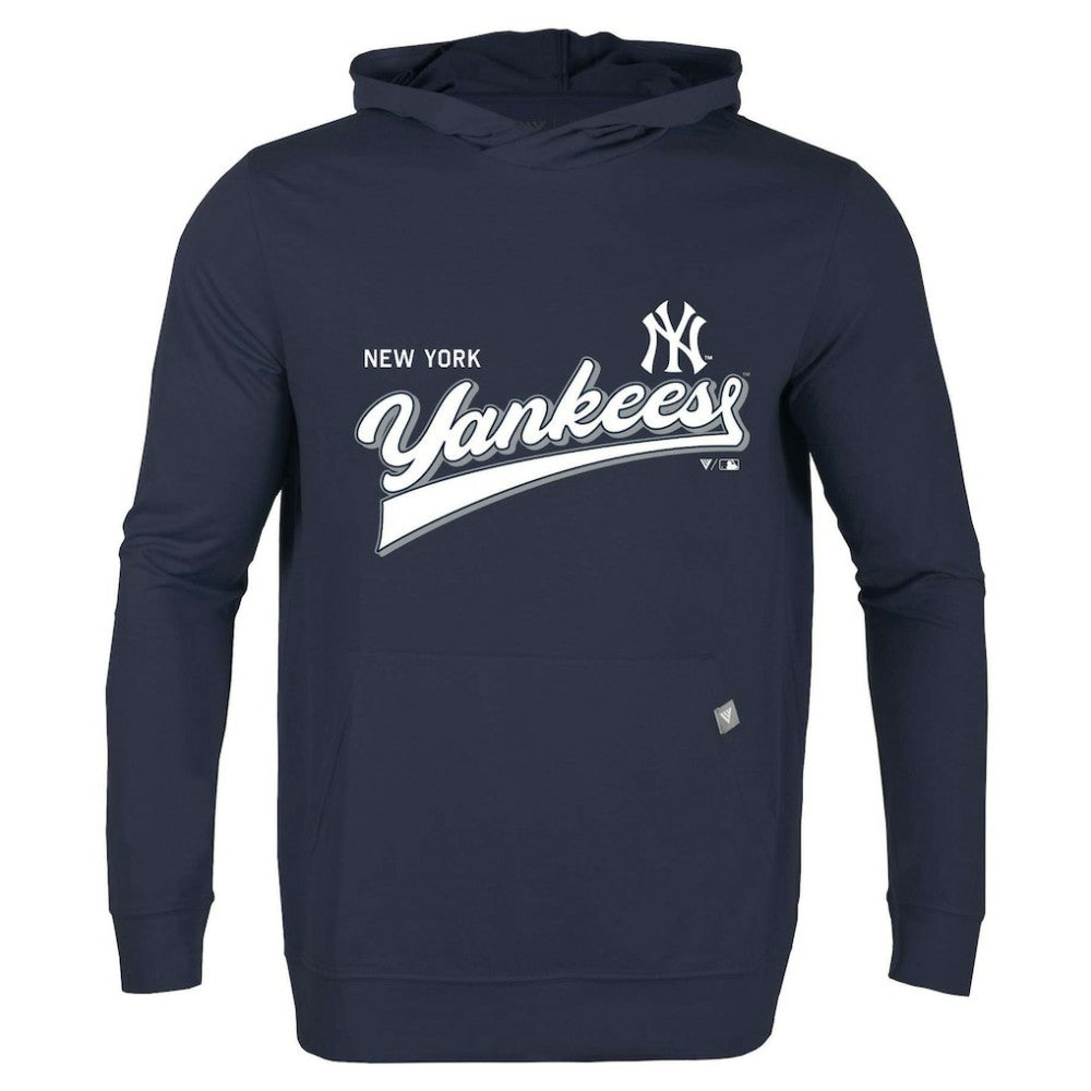 New York Yankees Levelwear  Relay 2.0 Retro Pullover Hoodie Navy