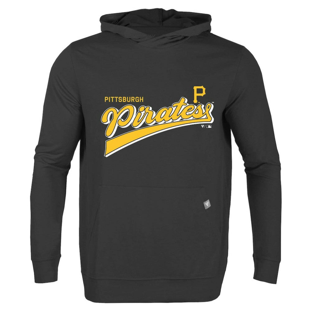 Pittsburgh Pirates Levelwear  Relay 2.0 Retro Pullover Hoodie Black