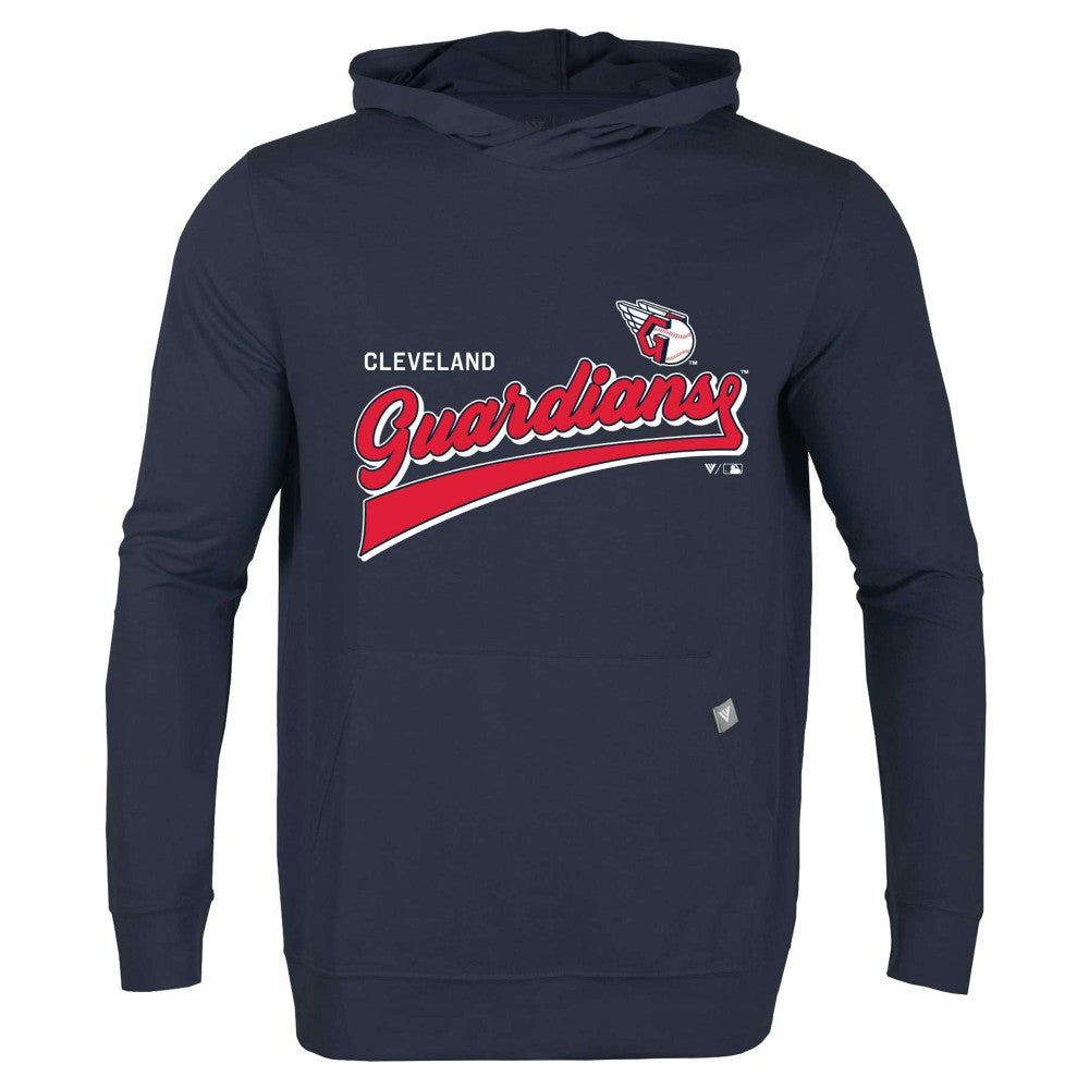 Cleveland Guardians Levelwear  Relay 2.0 Retro Pullover Hoodie Navy