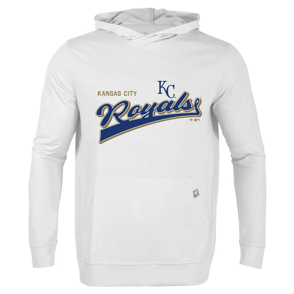 Kansas City Royals Levelwear  Relay 2.0 Retro Pullover Hoodie White