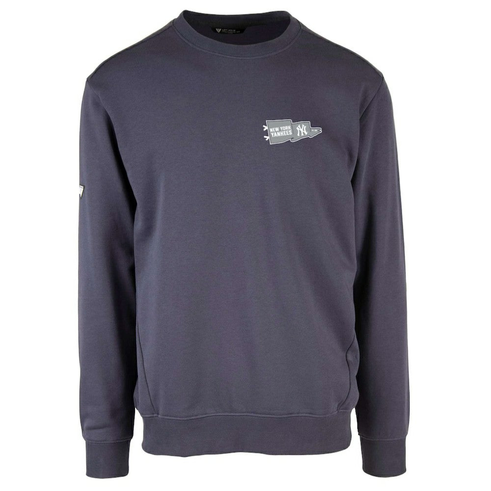 New York Yankees Levelwear  Zane Rafters Pullover Sweatshirt Navy