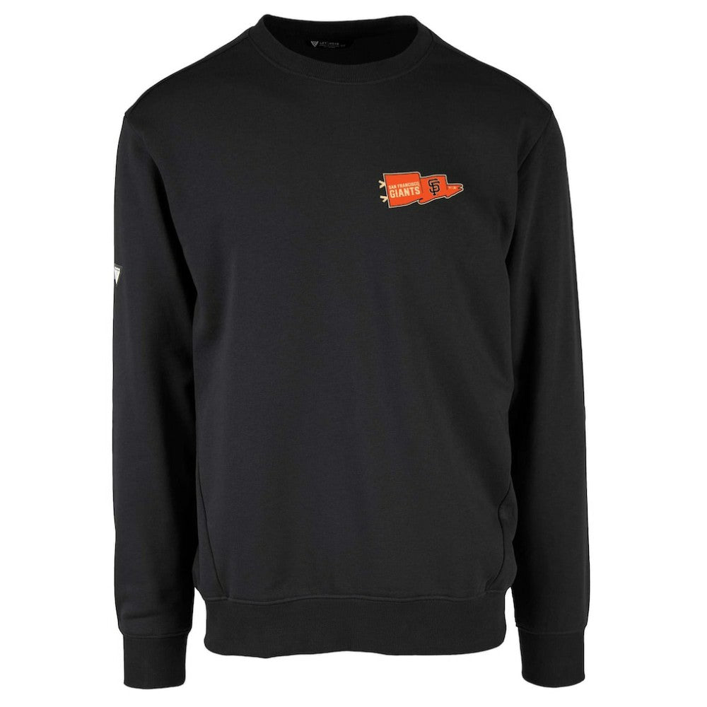 San Francisco Giants Levelwear  Zane Rafters Pullover Sweatshirt Black