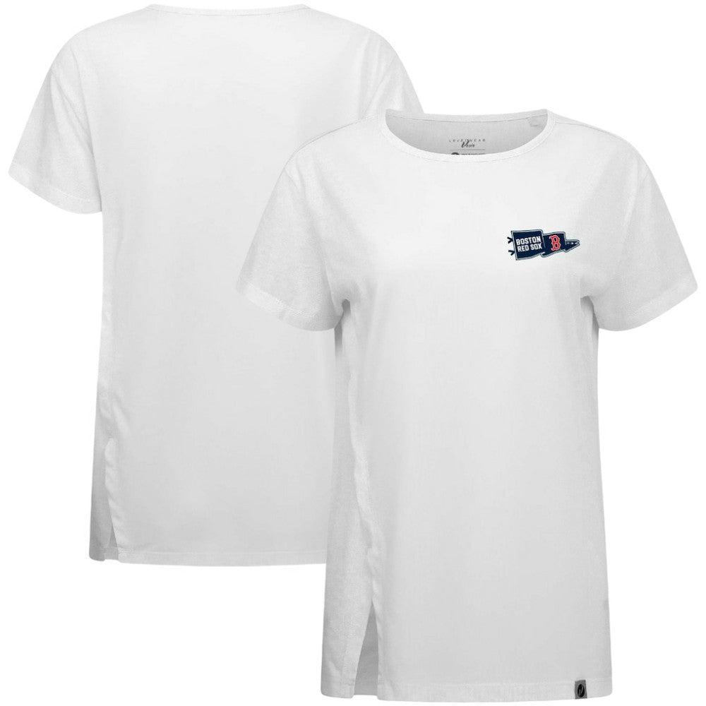 Boston Red Sox Levelwear Women's  Influx Rafters T-Shirt White