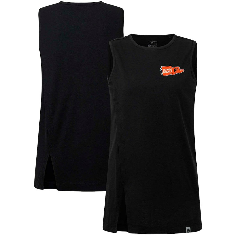 Baltimore Orioles Levelwear Women's  Influx Rafters Tank Top Black