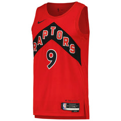 RJ Barrett Toronto Raptors Unisex Swingman Player Jersey - Icon Edition - Red
