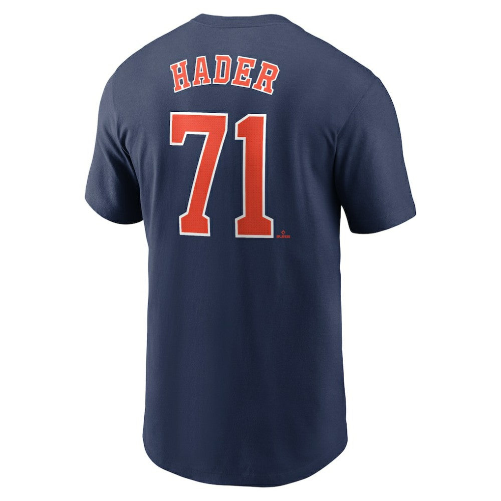 Josh Hader Houston Astros Fuse Name & Number T-Shirt Navy | Nike