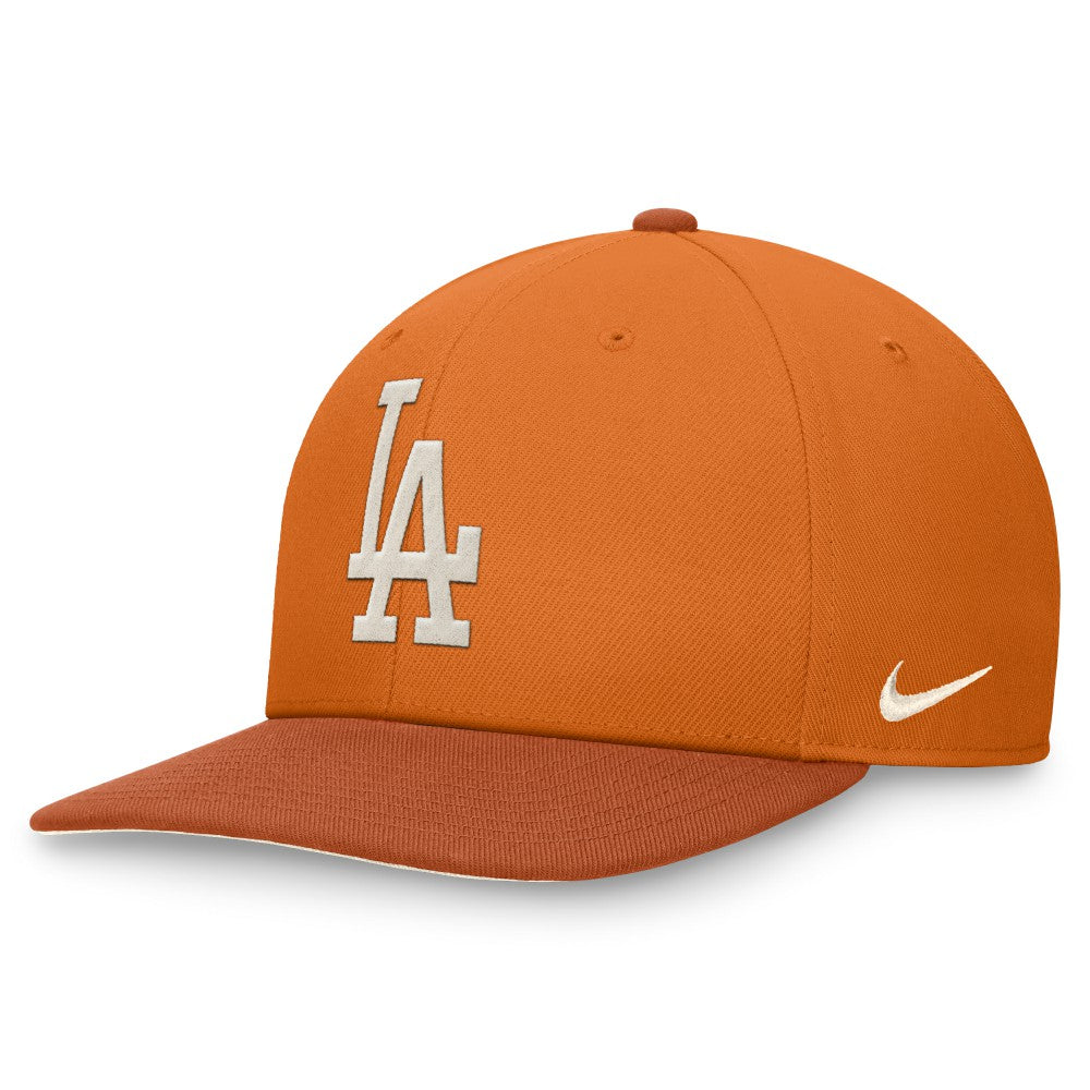 Los Angeles Dodgers Pro Dunk Performance Snapback Hat Orange | Nike