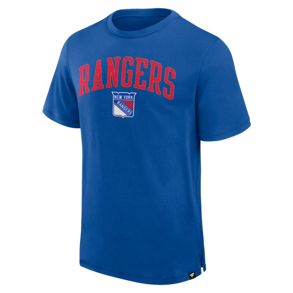New York Rangers Fanatics Elevated Pima T-Shirt Royal