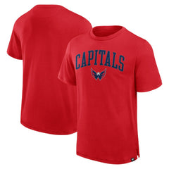 Washington Capitals Fanatics Elevated Pima T-Shirt Red