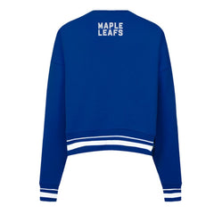 Toronto Maple Leafs Pro Standard Women's Area Code Cropped Pullover Sweatshirt Blue