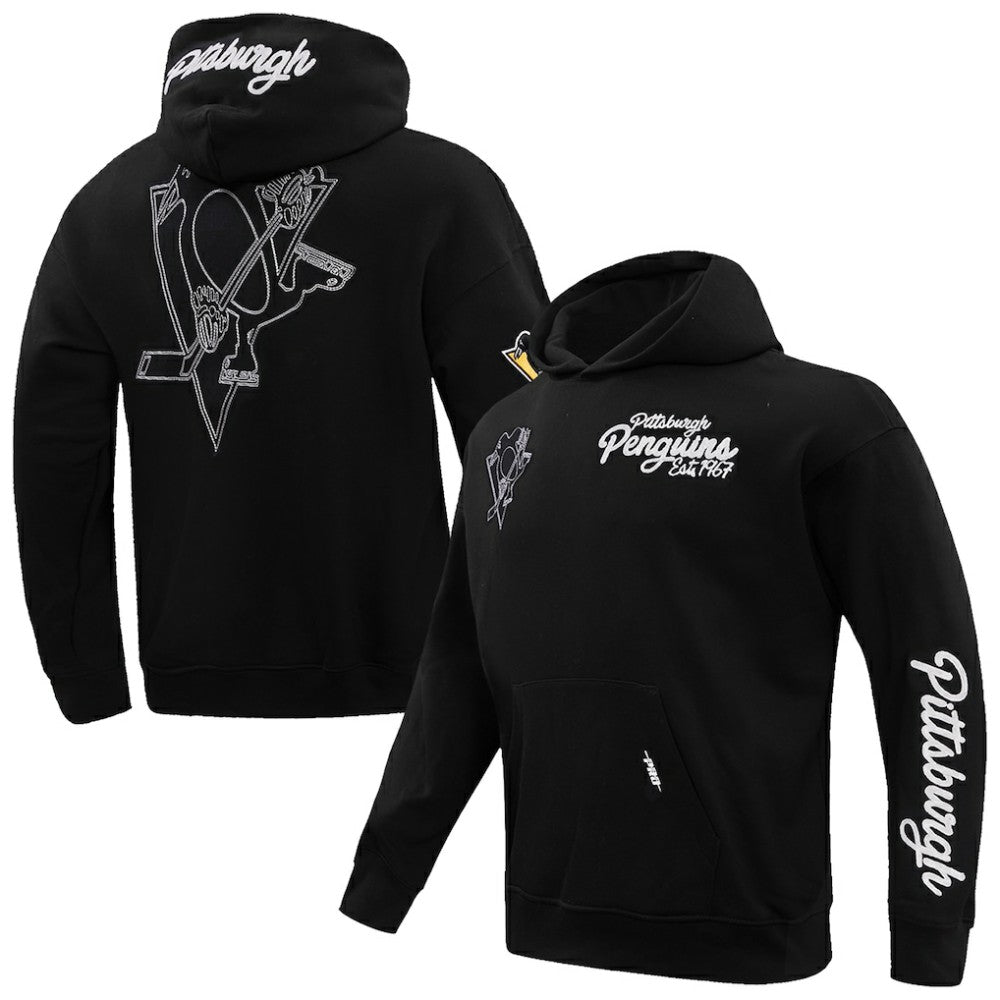 Pittsburgh Penguins Pro Standard Paint the City Pullover Hoodie Black