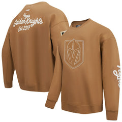 Vegas Golden Knights Pro Standard Paint the City Pullover Sweatshirt Brown