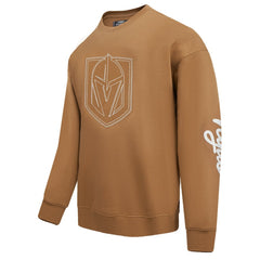 Vegas Golden Knights Pro Standard Paint the City Pullover Sweatshirt Brown
