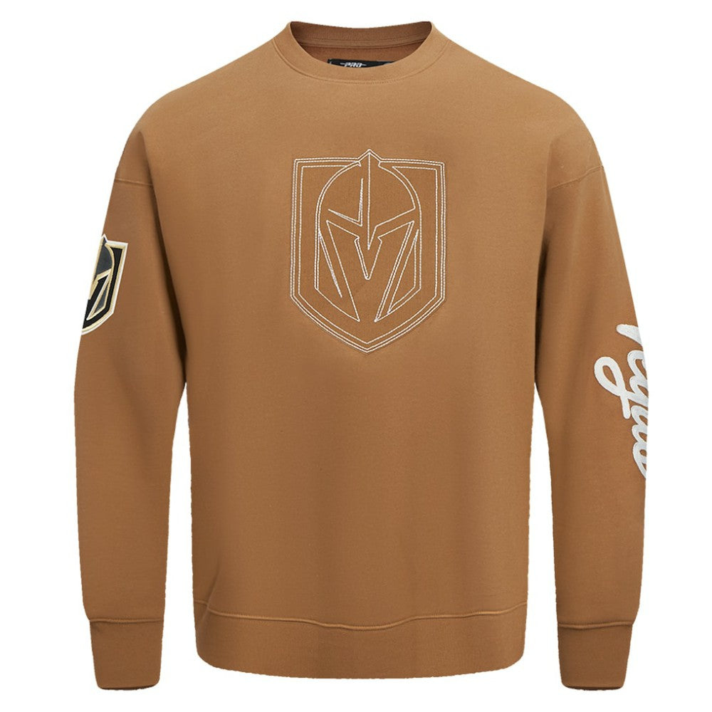 Vegas Golden Knights Pro Standard Paint the City Pullover Sweatshirt Brown