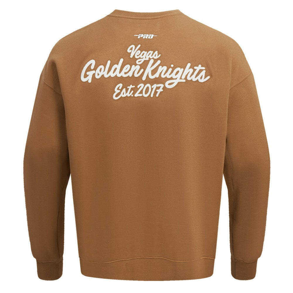 Vegas Golden Knights Pro Standard Paint the City Pullover Sweatshirt Brown