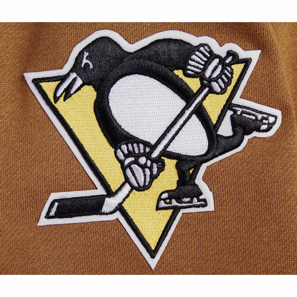 Pittsburgh Penguins Pro Standard Paint the City Pullover Sweatshirt Brown