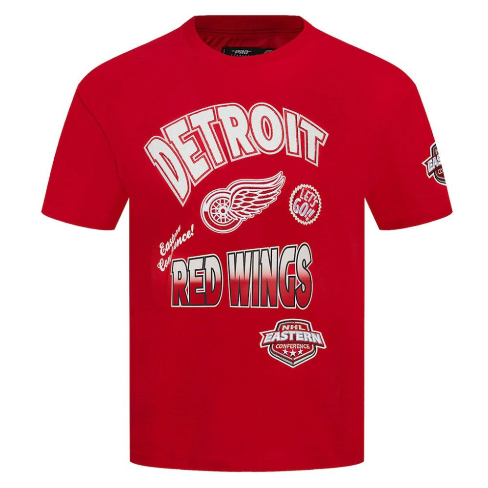 Detroit Red Wings Pro Standard Turn It Up T-Shirt Red