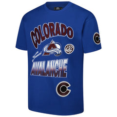 Colorado Avalanche Pro Standard Turn It Up Dropped Shoulder T-Shirt Blue