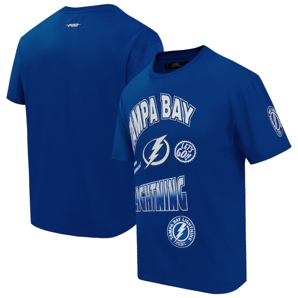 Tampa Bay Lightning Pro Standard Turn It Up T-Shirt Blue