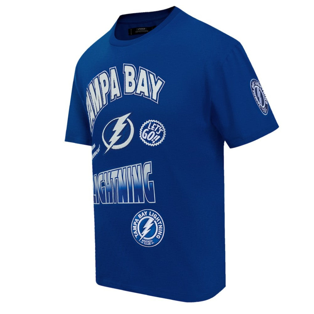 Tampa Bay Lightning Pro Standard Turn It Up T-Shirt Blue