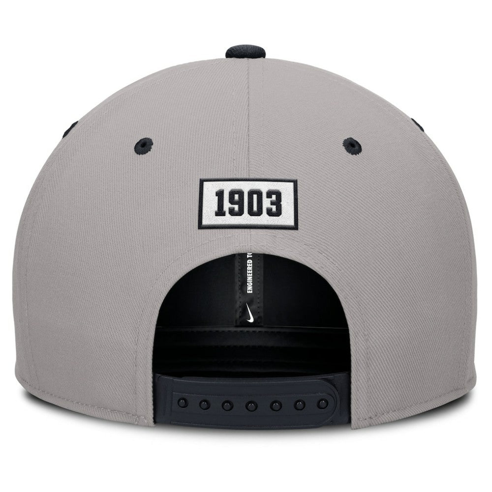 New York Yankees Cooperstown Collection Pro Performance Snapback Hat Gray/Navy | Nike