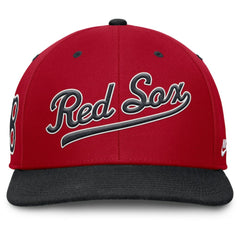Boston Red Sox Cooperstown Collection Pro Performance Snapback Hat Red/Navy | Nike