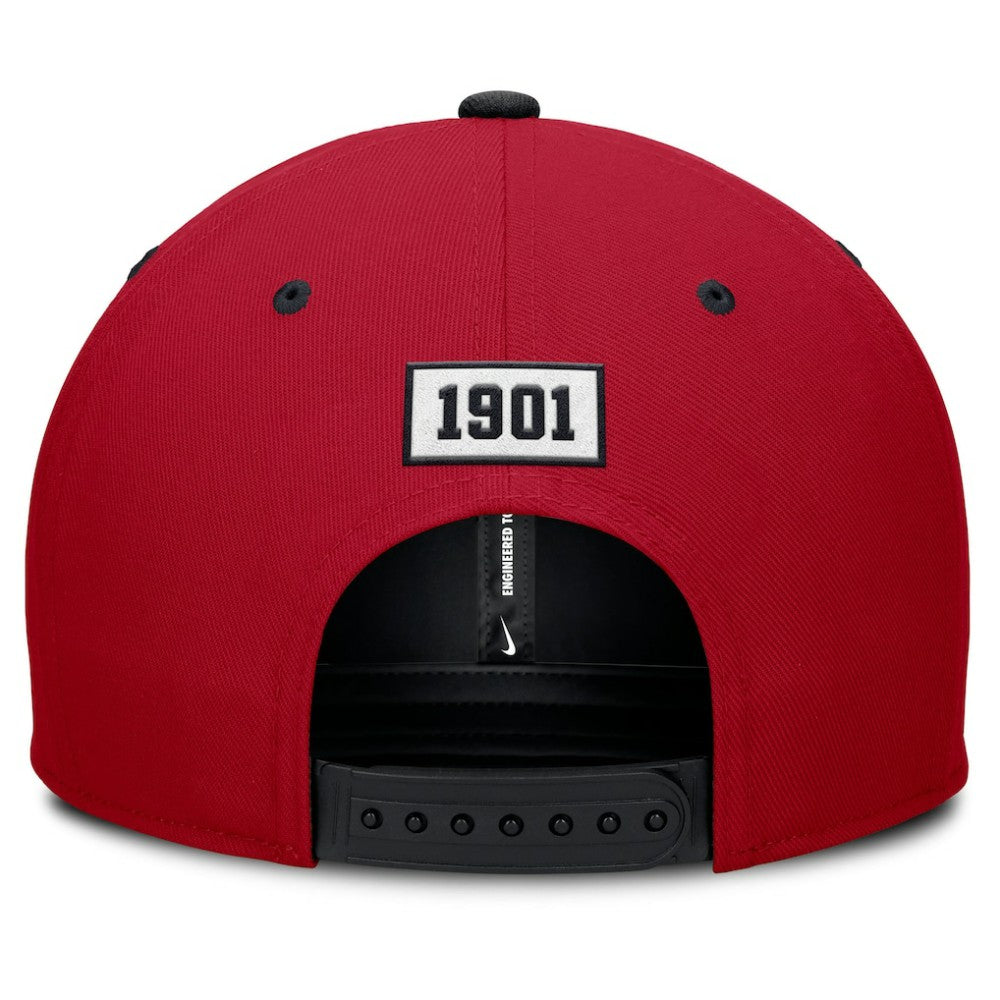 Boston Red Sox Cooperstown Collection Pro Performance Snapback Hat Red/Navy | Nike