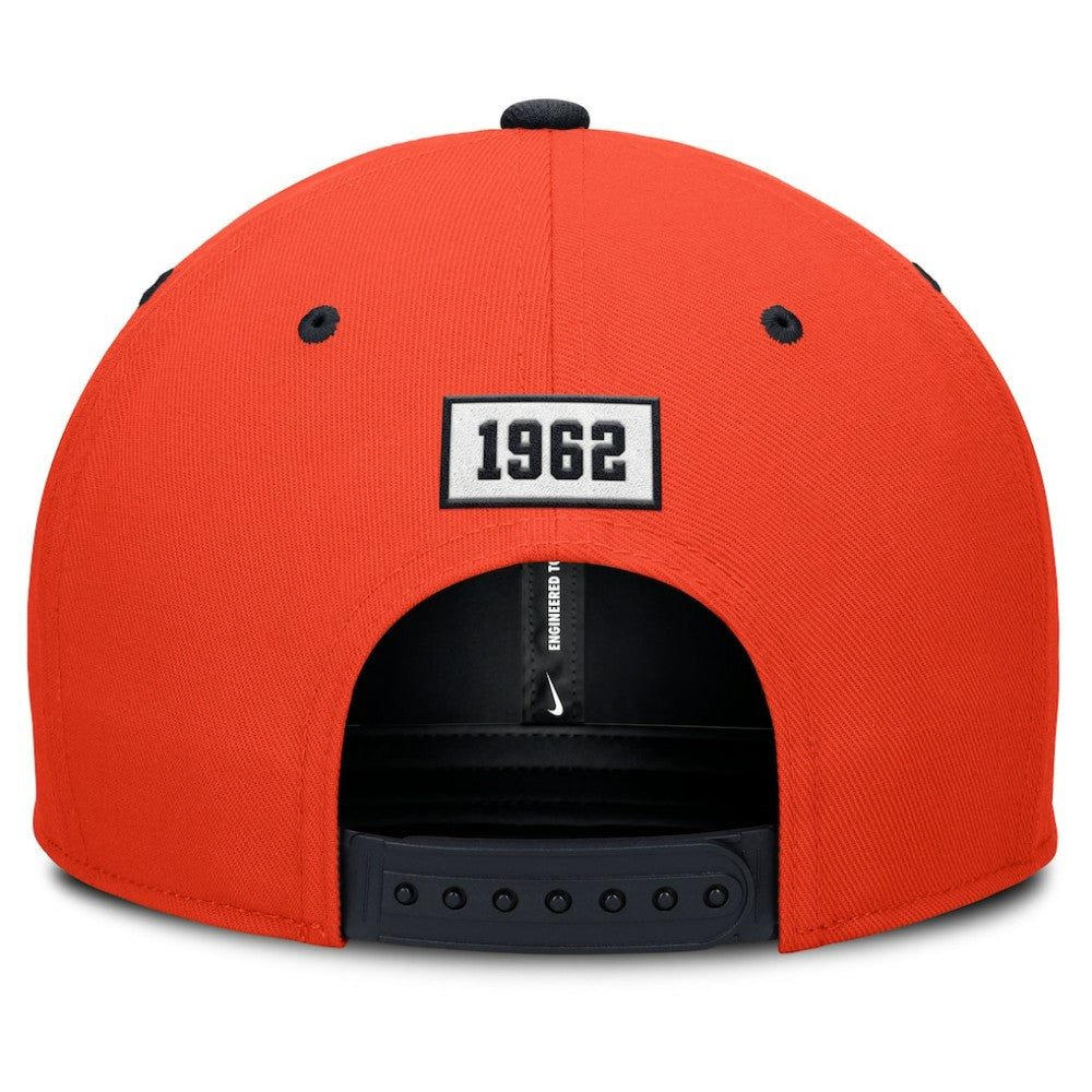 Houston Astros Cooperstown Collection Pro Performance Snapback Hat Orange/Navy | Nike