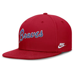 Atlanta Braves Cooperstown True Performance Fitted Hat Red | Nike