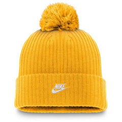 Pittsburgh Pirates Cooperstown Collection Patch Cuffed Knit Hat with Pom Gold | Nike
