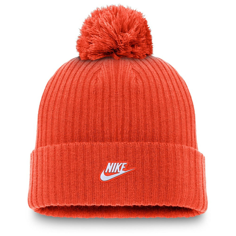 San Francisco Giants Cooperstown Collection Patch Cuffed Knit Hat with Pom Orange | Nike