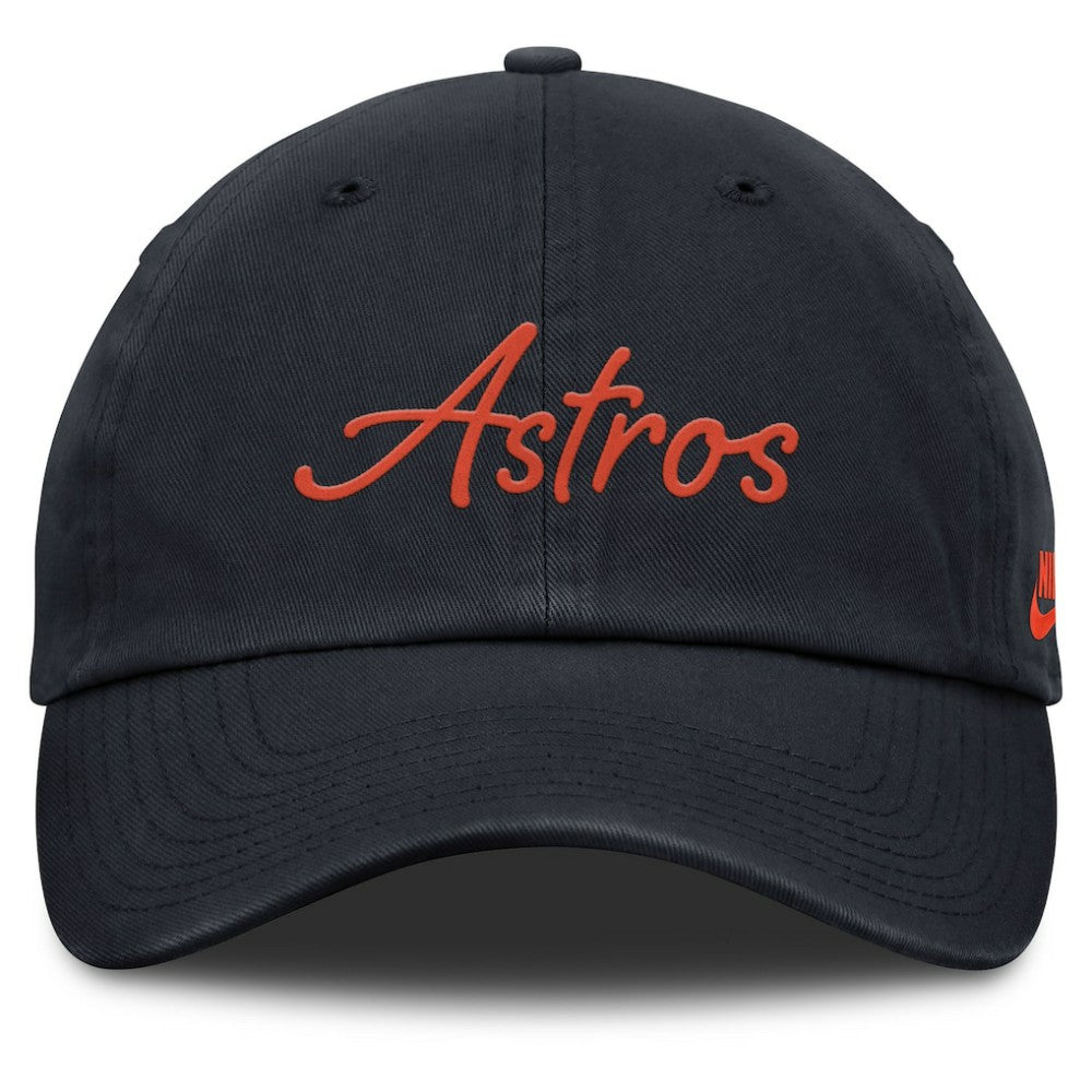 Houston Astros Women's Cooperstown Club Script Adjustable Hat Navy | Nike