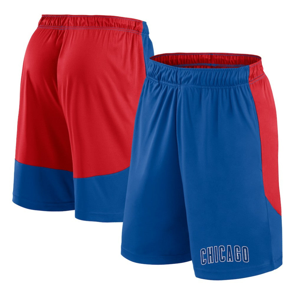 Chicago Cubs Launch Polyester Shorts Royal/Red