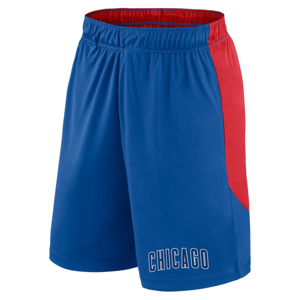 Chicago Cubs Launch Polyester Shorts Royal/Red